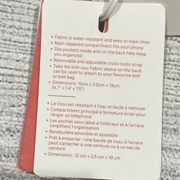 Nwt Lululemon Team 🇨🇦 22 Future Legacy Crossbody Bag RED & BLACK - Picture 9 of 9